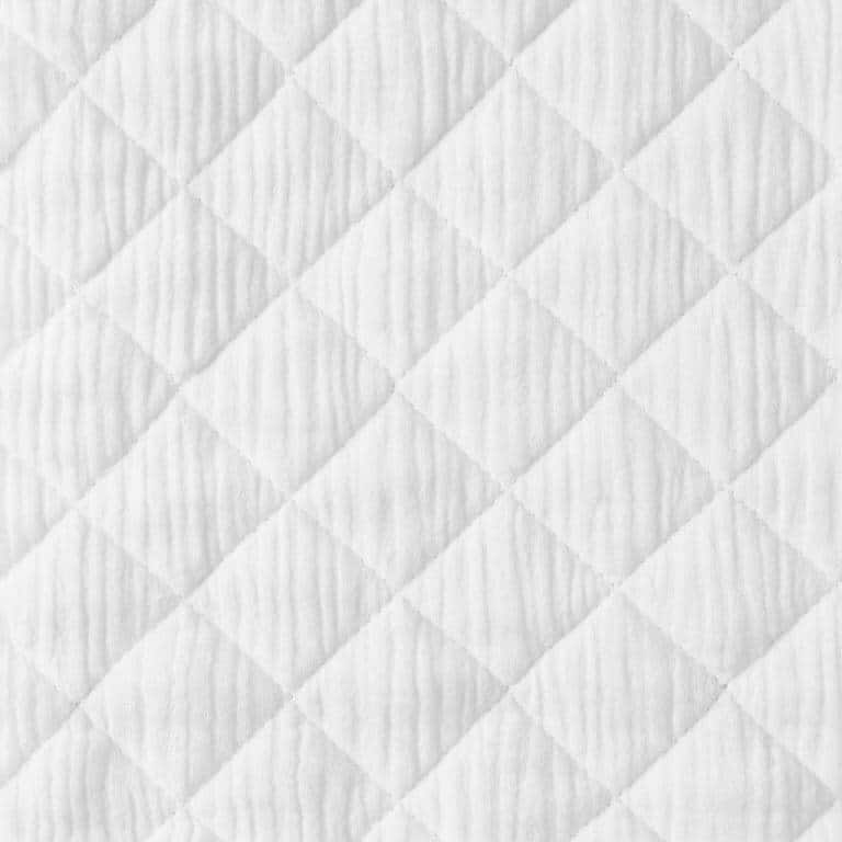 Quilted Double Gauze Superior 360gsm Fabric in White