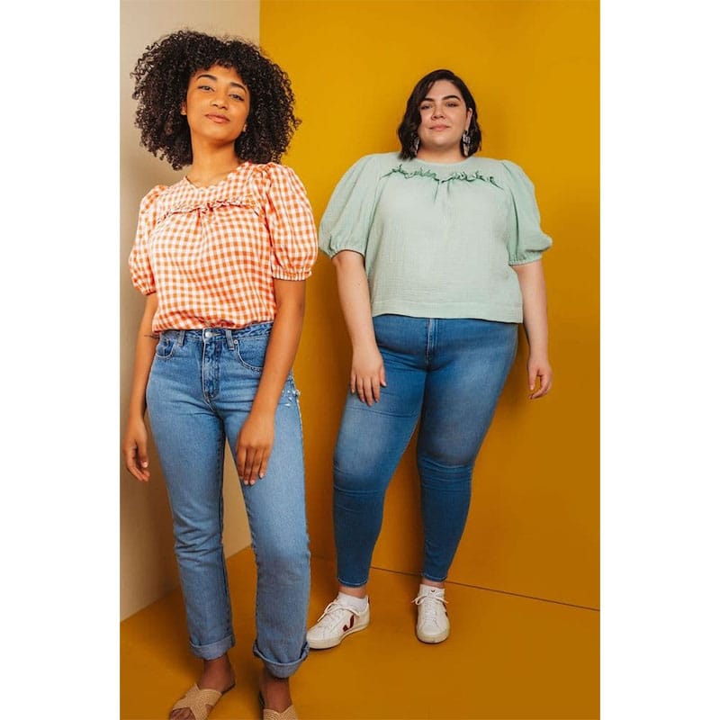 friday pattern company-two ladies in jeans
