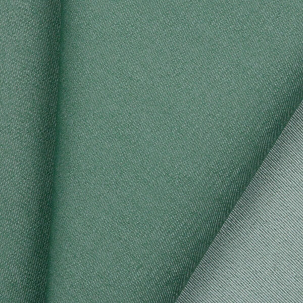 Folded stretch denim sage green