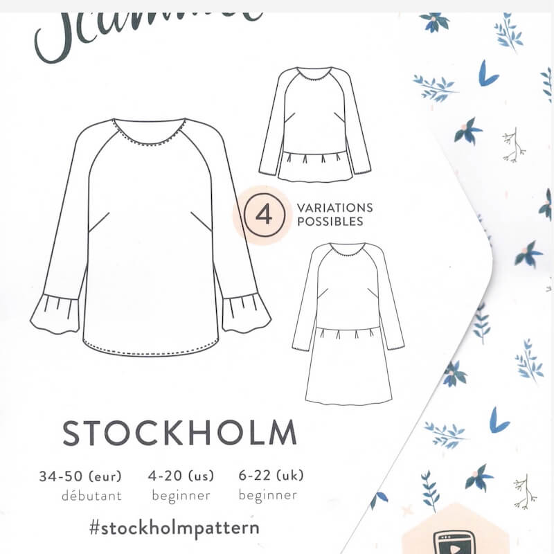 Model Wearing Atelier Scammit Sewing Pattern Co - Stockholm Top or Dress - Beginner