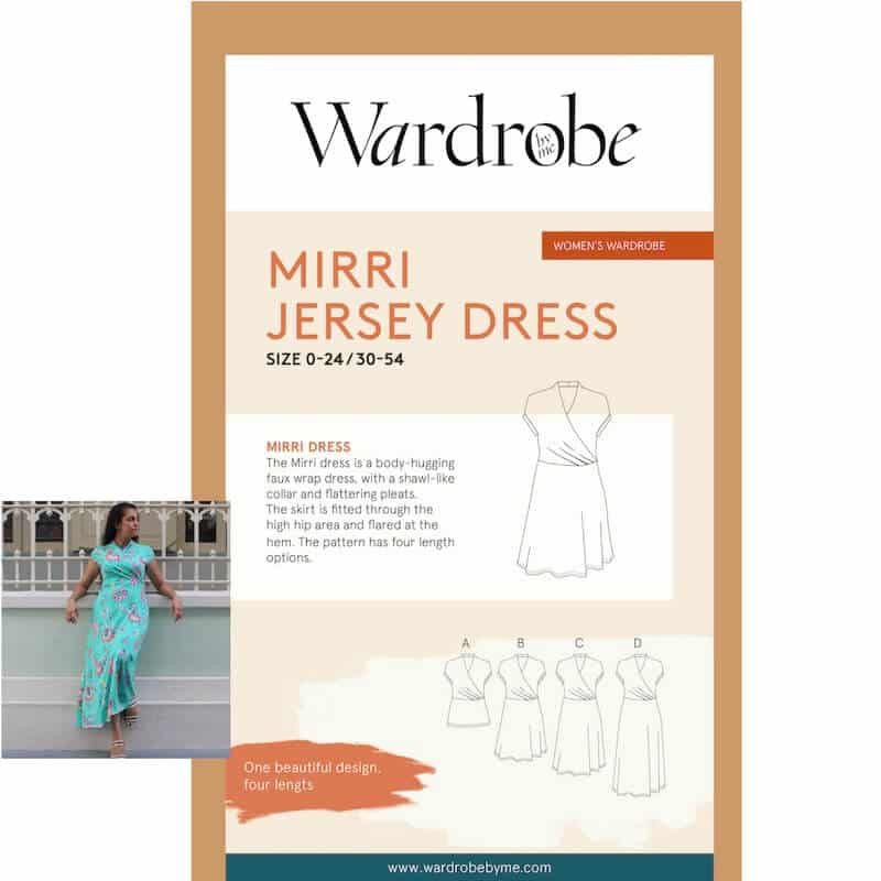 Pattern front Wardrobe by Me Mirri Jersey Dress