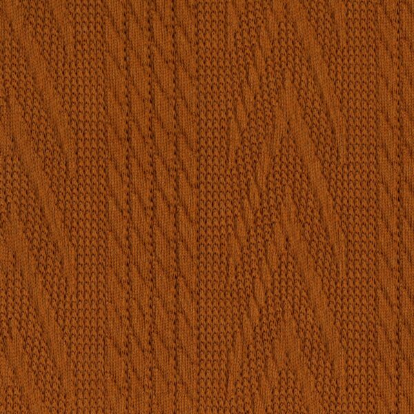 V Line Cable Jersey Dress Fabric in Ochre 570