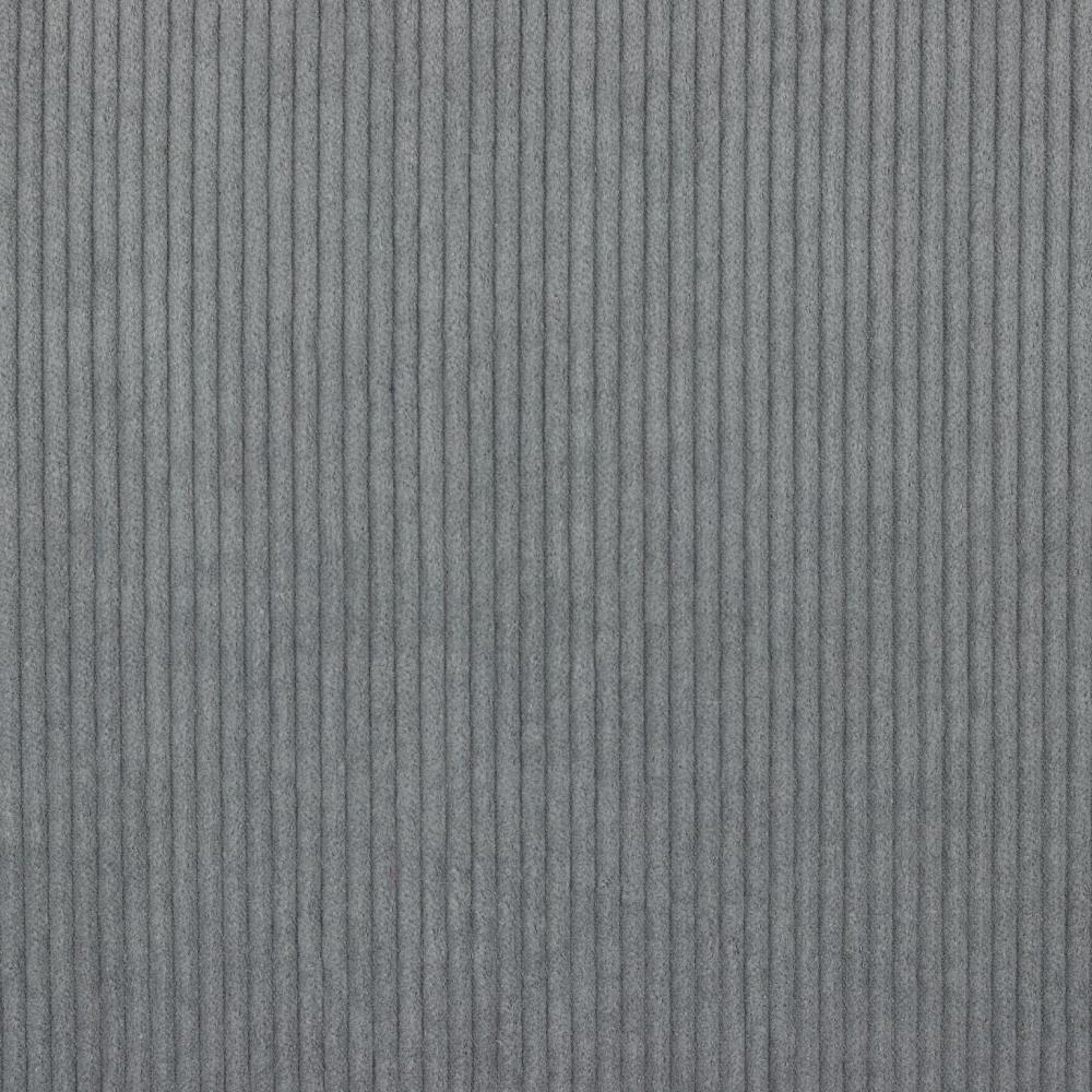 Washed Corduroy Jumbo Cord Fabric with 4.5 Wale in Mid Grey