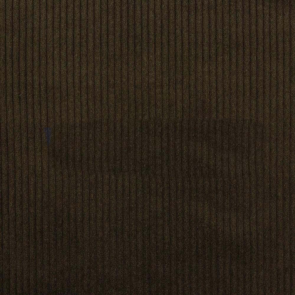 Washed Corduroy Jumbo Cord Fabric with 4.5 Wale in Dark Brown 05