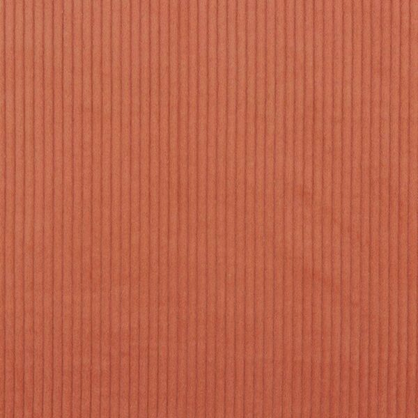 Washed Corduroy Jumbo Cord Fabric with 4.5 Wale in Dusty Persimmon 35