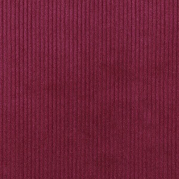 Washed Corduroy Jumbo Cord Fabric with 4.5 Wale in Ruby 34