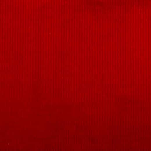 Washed Corduroy Jumbo Cord Fabric with 4.5 Wale in Rich Red 36