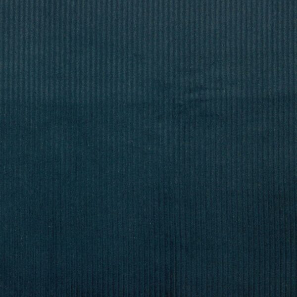 Washed Corduroy Jumbo Cord Fabric with 4.5 Wale in Dark Petrol 37