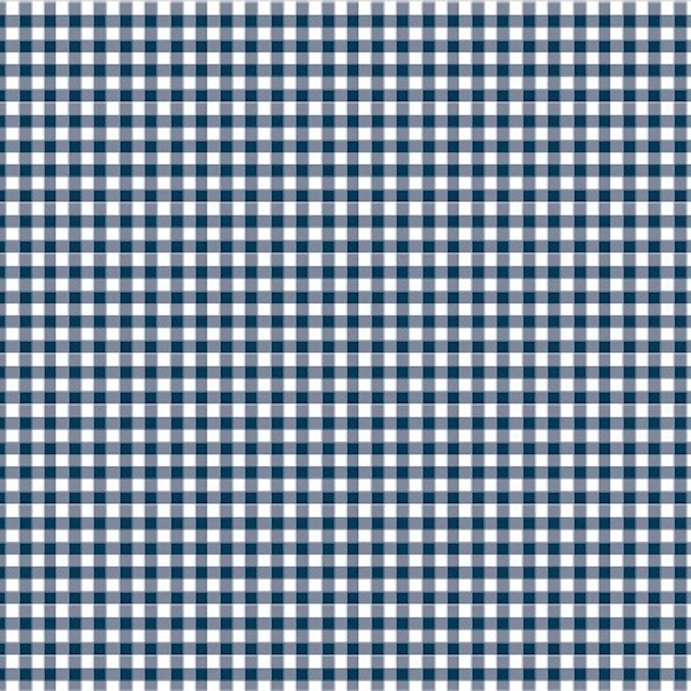 Cotton Classics Fabric in Navy in Gingham 2mm