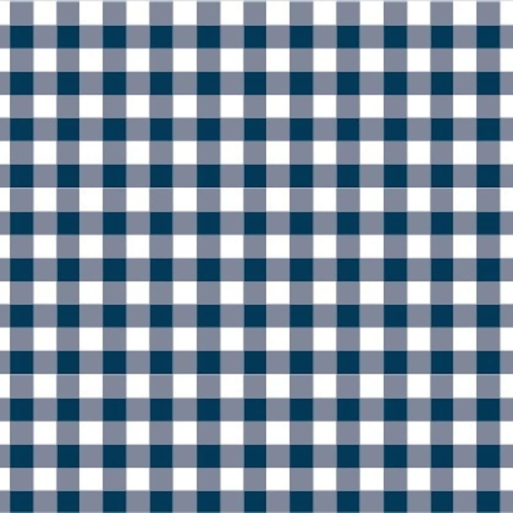 Cotton Classics Fabric in Navy in Gingham 9mm