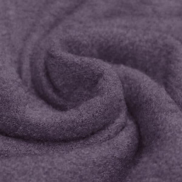 Boiled Wool Crepe Fabric in Dusty Mauve 815
