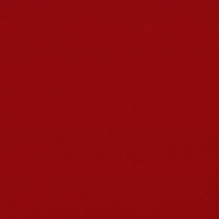 Devon Fine Weave Plain 100% Cotton Poplin Fabric in Dark Red