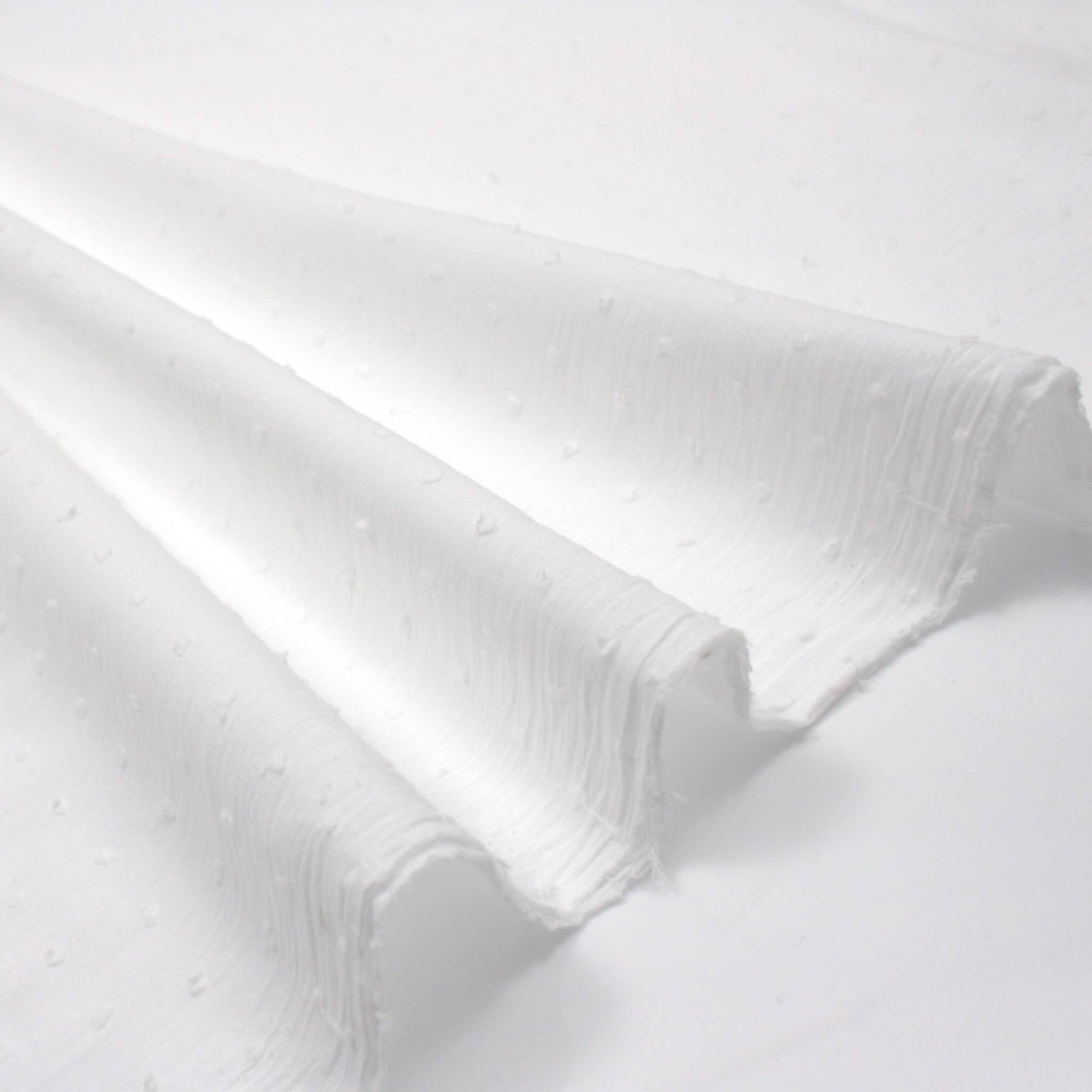 Swiss Dot Cotton Voile - White  FABRICS & FABRICS – Fabrics & Fabrics