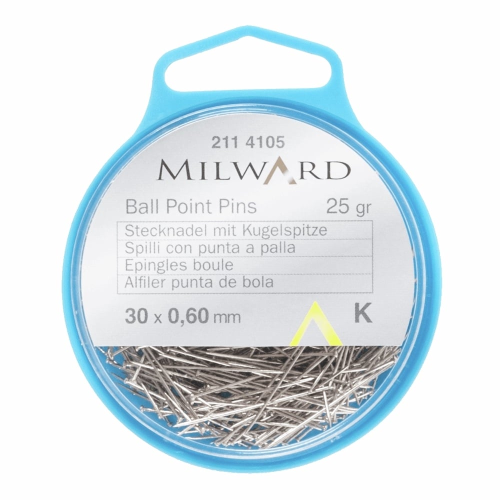 Milward Ball Point Pins in for use on Jersey