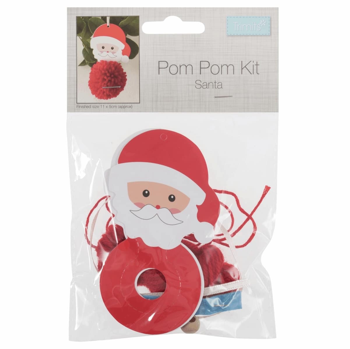 Pom Pom Kit in Christmas Santa