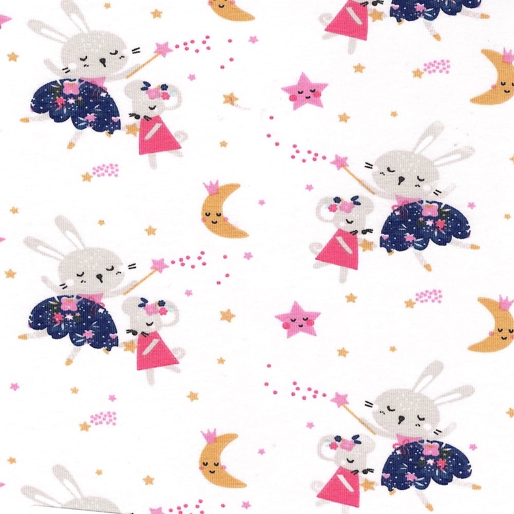 Lafee Cotton Fabric Misty The Fairy Bunny