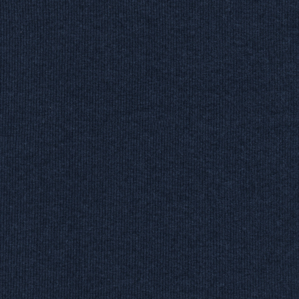 Circular Cotton Jersey Ribbing Cuffing Jersey in Navy