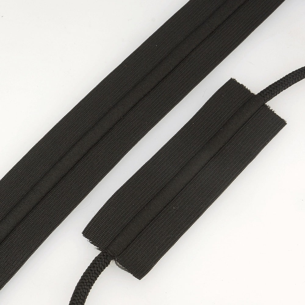 39mm Waistband Elastic with Cord in Black