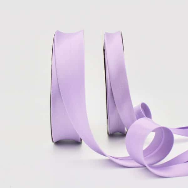 25m roll of Satin Bias Binding Tape with 30mm width in Mauve 68