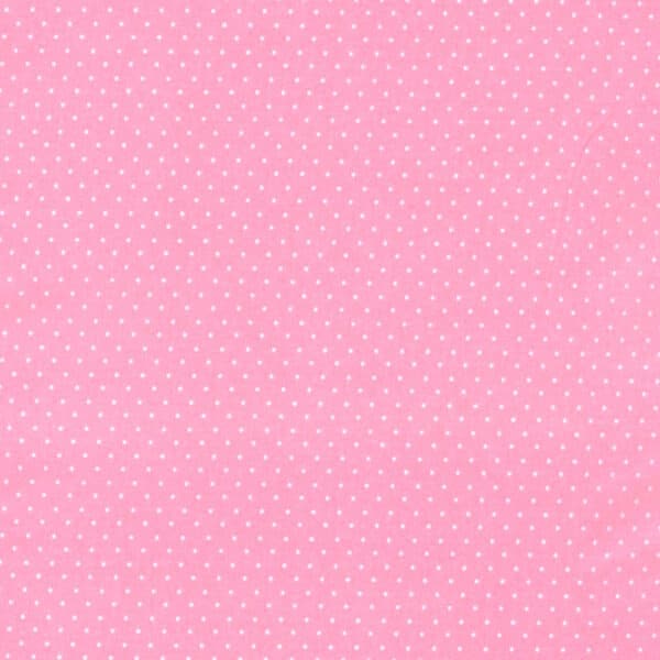Micro Pin Dot Cotton Fabric Fabric in Pale Pink