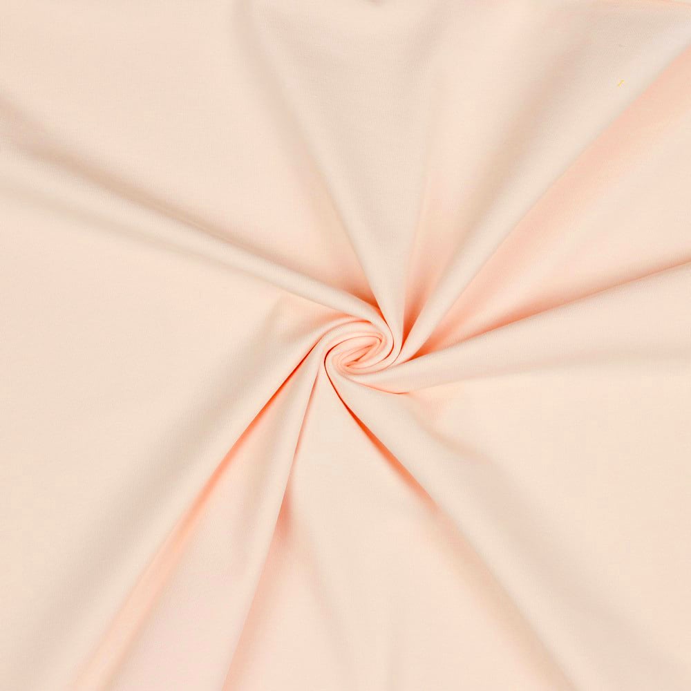 Fine Spun Cotton Jersey Dress Fabric in Ballet Pink