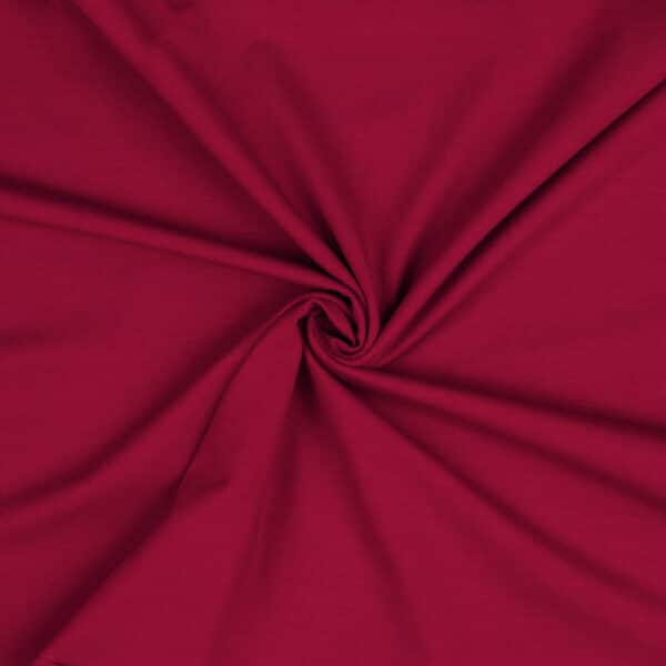 Fine Spun Cotton Jersey Dress Fabric in Berry
