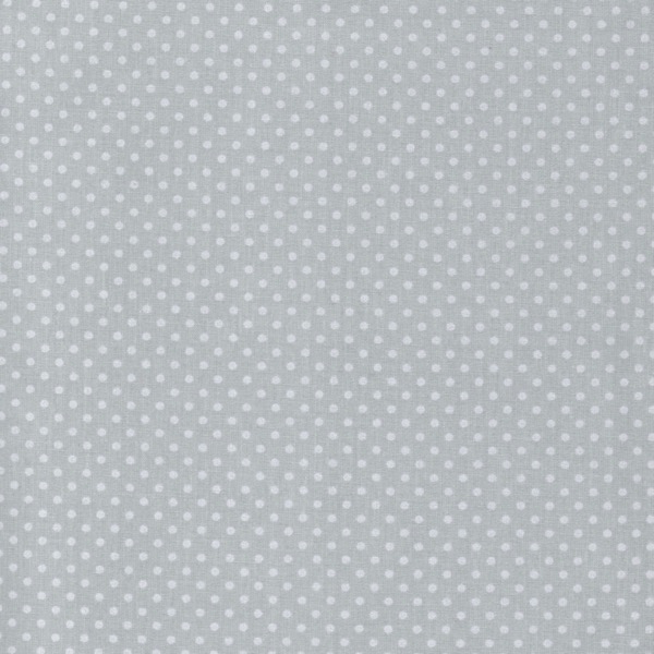 Paris Tone on Tone Cotton Fabric in Tiny Dot Print in Grey