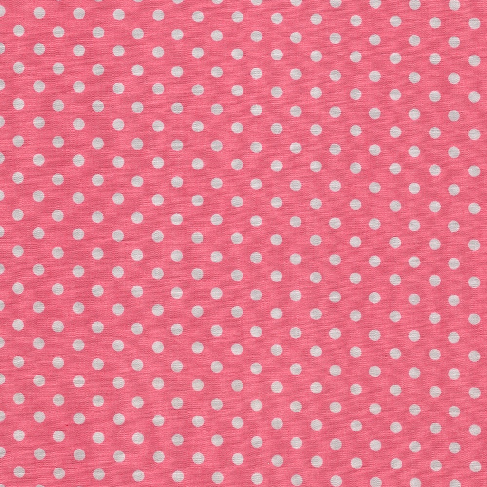 Cotton Poplin Fabric Dots in Mod Dot 4/5mm in Blush Pink - PaleTaupe