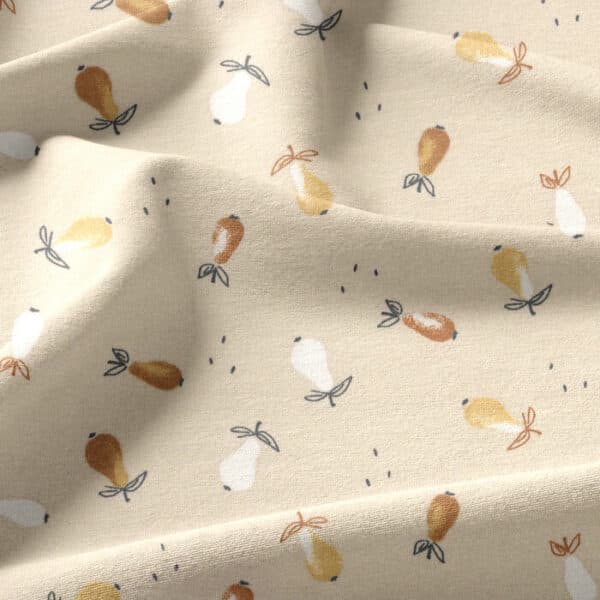 Hope Cotton Fabric Poire Pear in Natural
