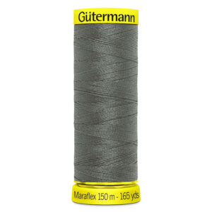 150 metre spool of Gutermann Maraflex Elastic Stretch Sewing Thread in 701 Grey