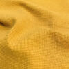 Mini Waffle Cotton Jersey Towelling & Dressmaking Fabric in Ochre