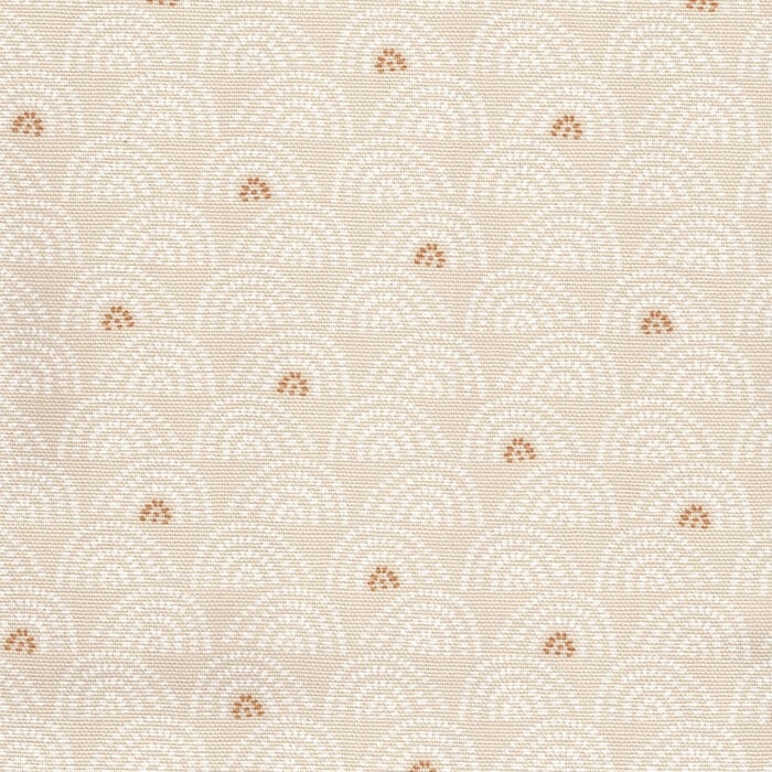 Half Panama Fabric in Ponto Delicate Silver Grey Waves