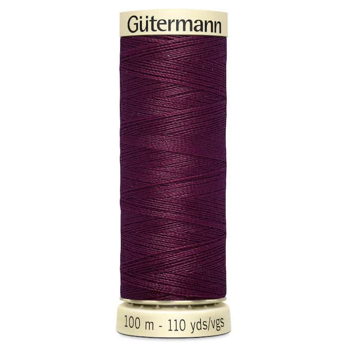 100 metre spool of Gutermann Sew-all Sewing Thread in 108 Plum