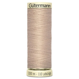 100 metre spool of Gutermann Sew-all Sewing Thread in 121 Almond