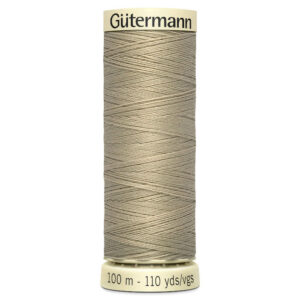 100 metre spool of Gutermann Sew-all Sewing Thread in 131 Desert Fawn