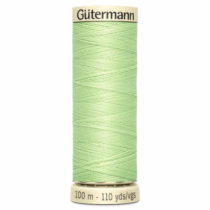 100 metre spool of Gutermann Sew-all Sewing Thread in 152 Soft Green