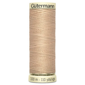 100 metre spool of Gutermann Sew-all Sewing Thread in 170 Straw