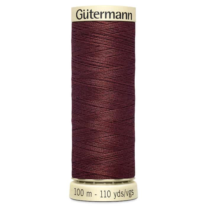100 metre spool of Gutermann Sew-all Sewing Thread in 174 Oxblood