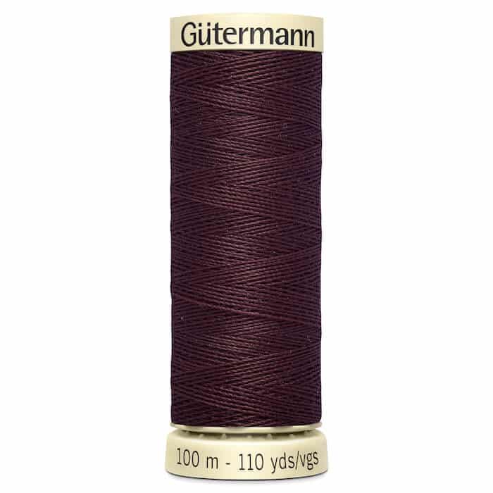 100 metre spool of Gutermann Sew-all Sewing Thread in 175 Dark Mahogany