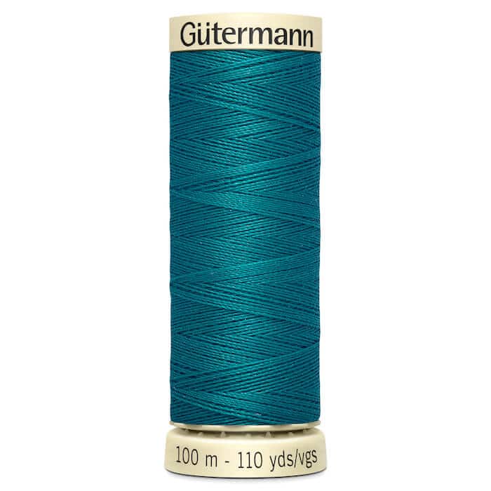 100 metre spool of Gutermann Sew-all Sewing Thread in 189 Teal Green