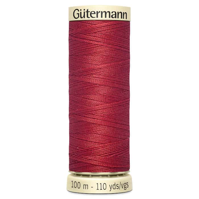 100 metre spool of Gutermann Sew-all Sewing Thread in 026 Scarlet