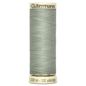 100 metre spool of Gutermann Sew-all Sewing Thread in 261 Mushroom Grey