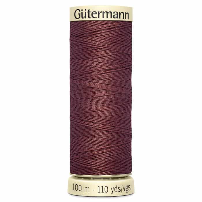100 metre spool of Gutermann Sew-all Sewing Thread in 262 Marsala
