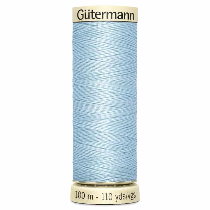 100 metre spool of Gutermann Sew-all Sewing Thread in 276 Powder Blue