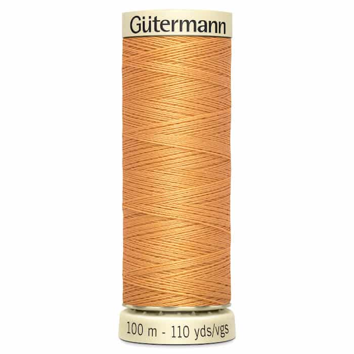 100 metre spool of Gutermann Sew-all Sewing Thread in 300 Apricot
