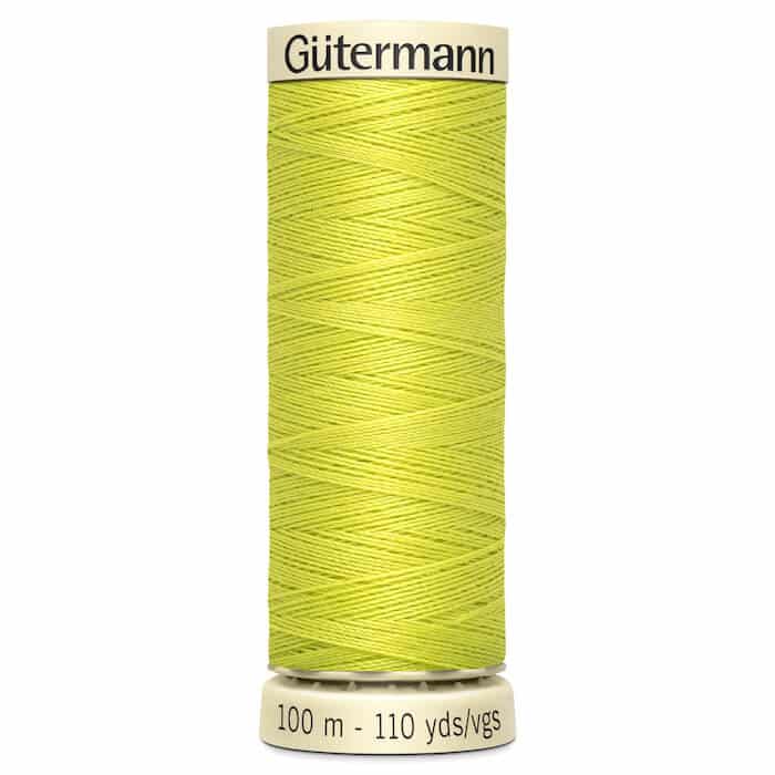 100 metre spool of Gutermann Sew-all Sewing Thread in 334 Chartreuse