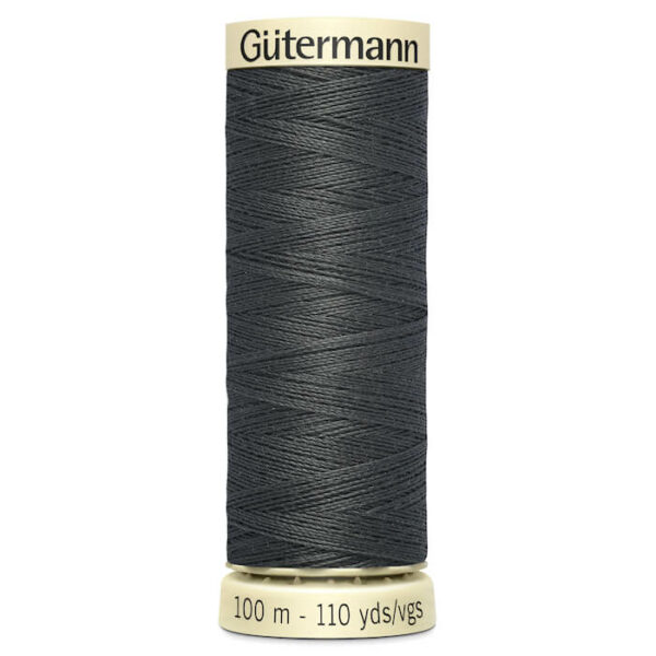 100 metre spool of Gutermann Sew-all Sewing Thread in 036 Dark Iron