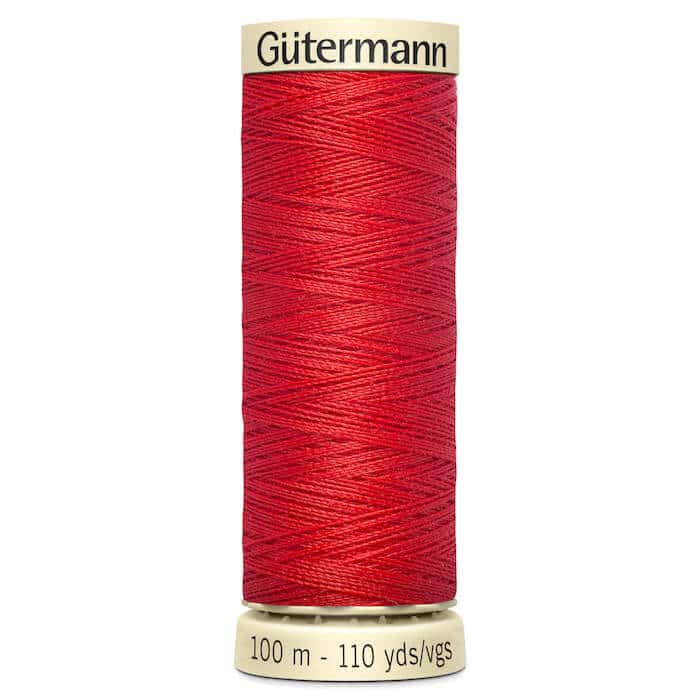 100 metre spool of Gutermann Sew-all Sewing Thread in 364 Bright Red
