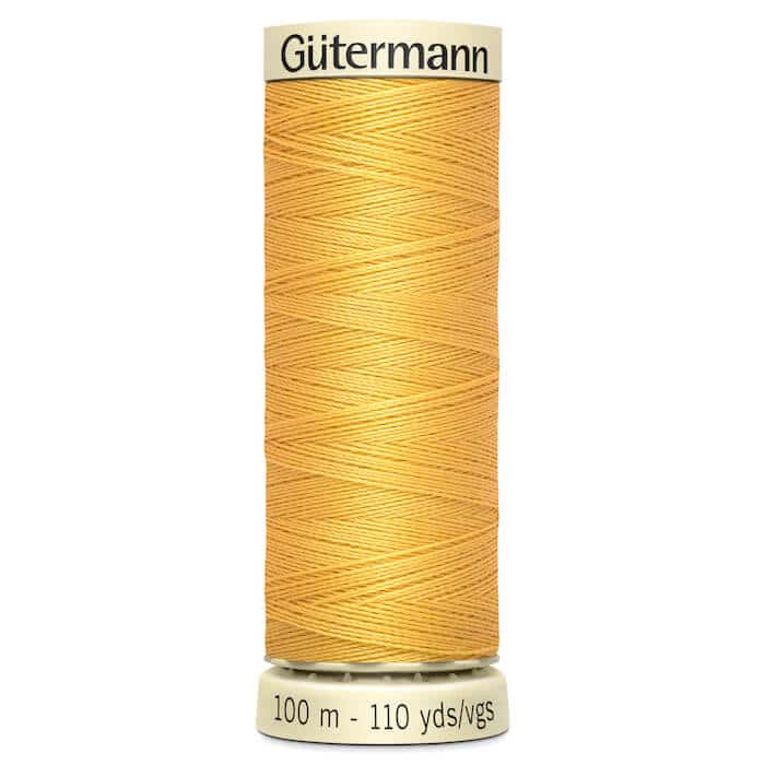 100 metre spool of Gutermann Sew-all Sewing Thread in 416 Honey