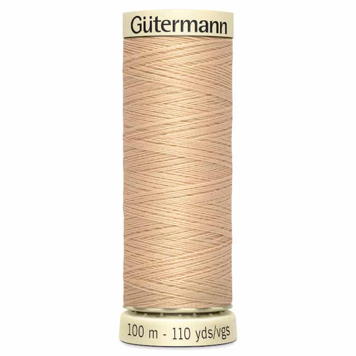 100 metre spool of Gutermann Sew-all Sewing Thread in 421 Doll Face
